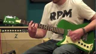 Video thumbnail for Joe Brewer reviews: Eastwood Airline Bighorn left handed guitar by BrewersArcade