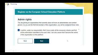 eTwinning  - ESEP Kayıt olma