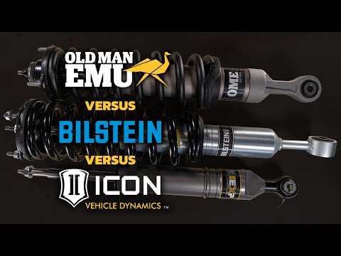 OME MT64 vs Bilstein 6112 vs Icon 2.5 EXP - Shock(ing) Triple Header