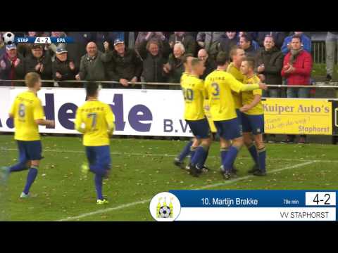 vv staphorst vs Sparta Nijkerk 3 december 2016