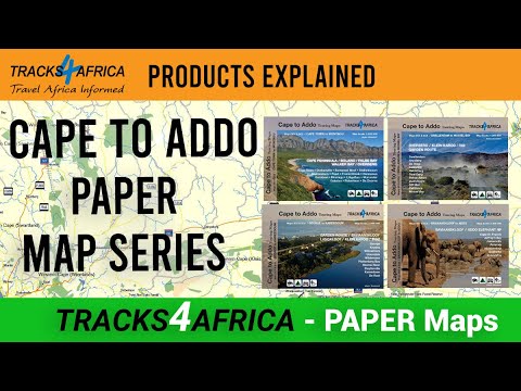 Tracks4Africa - Cape to Addo Paper Maps Series