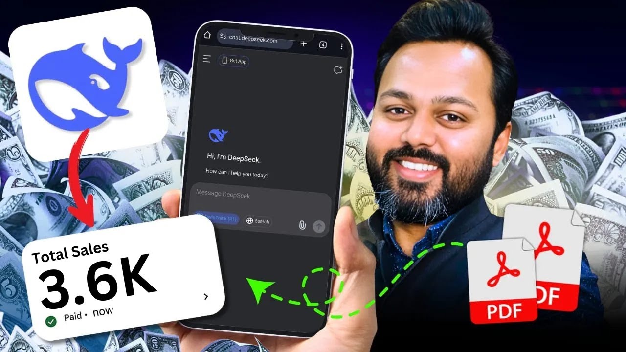 Rs.30,000 Per Month - 100% Working With Deepseek R1 - New Way to Make Money Online