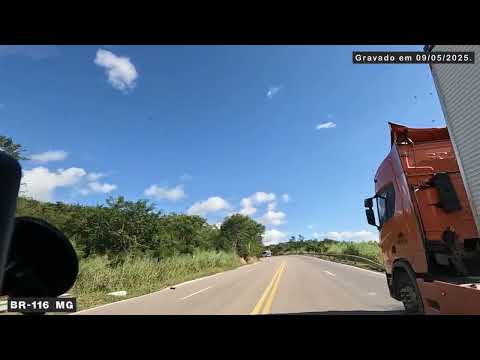 Cachoeira do Pajeú-MG e Medina_BR-116. Gravado em 09/05/2025.