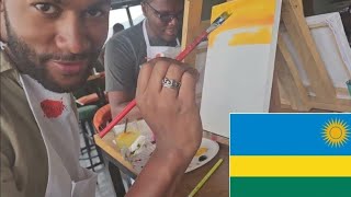 PAINT, SIP, EAT? in Kigali, RWANDA🇷🇼...was VIBEZ| BLACK AMERICAN EXPAT