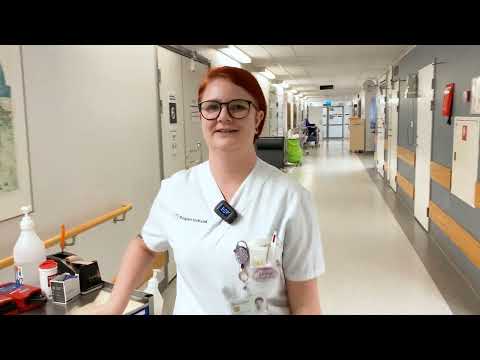Jobba som undersköterska på medicinmottagning, Hallands sjukhus