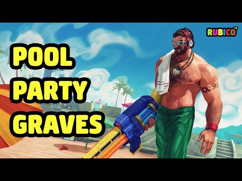 POOL PARTY GRAVES SKIN SPOTLIGHT - LEAGUE OF LEGENDS