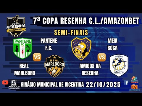 #1396 🏆 7ª Resenha Champions League/Amazonbet (SEMI-FINAIS) 🏆