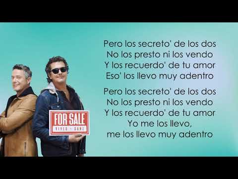 Carlos Vives, Alejandro Sanz - For Sale (Letra/Lyrics)