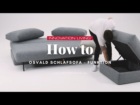 HOW TO: Schlafsofa OSVALD von Innovation® - Bettfunktion erklärt! | Sofawunder.de