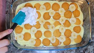The easiest 5 Ingredient Banana Pudding anyone can make | No-Bake Dessert Recipe