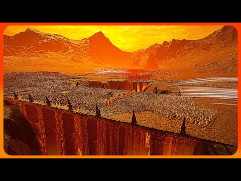 BRIDGE LAST STAND AGAINST 130,000 FALLEN KINGDOMS  - Epic Fantasy Battle Simulator EFBS (4K)