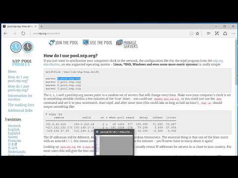 MikroTik Tutorial 8- Configuring a NTP Server