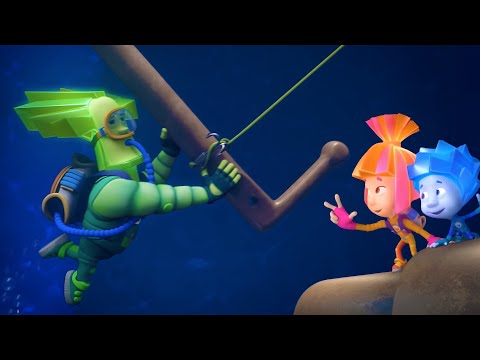 Drain Pipe ADVENTURES! Can the Fixies save the Toilet? | The Fixies - Kingdom Kids Zone, Little Learners - The Fixies