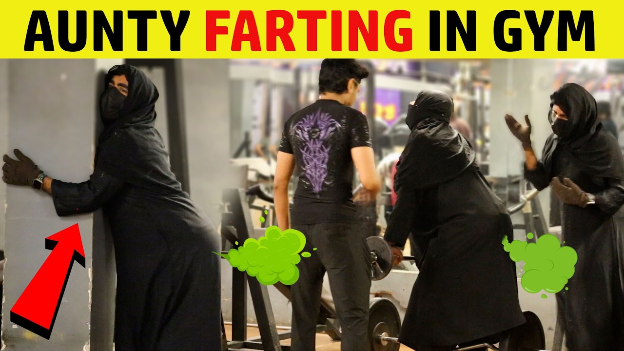 Aunty Farting In Gym Prank😂 || by @sharikshah  and @decentpranks
