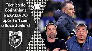 ‘O que impressiona no Vítor Pereira é…’; técnico do Corinthians é exaltado após 1 a 1 com Boca Juniors