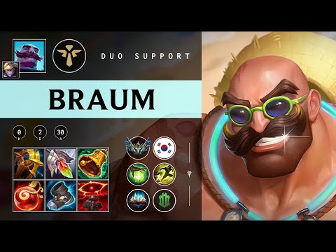 Braum Support vs Leona - KR Challenger Patch 25.23