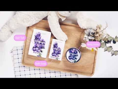 Pamper yourself with lavender bath gift set