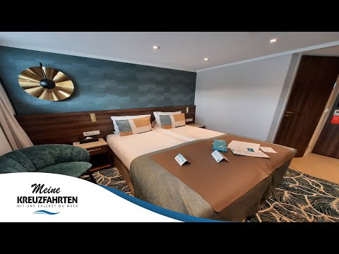 MS Anna Katharina: Zweibett Außenkabine (102, Neptundeck) - Flusskreuzfahrtschiff Phoenix Reisen