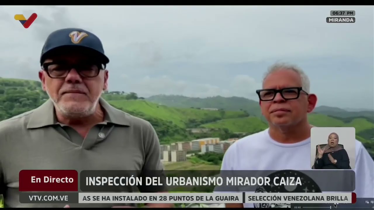 Jorge Rodríguez inspecciona urbanismos en Mirador Caiza para nuevas viviendas
