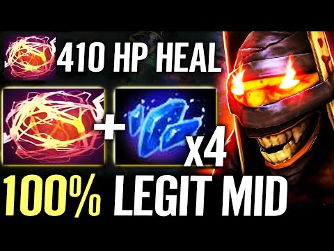 🔥 SHADOW SHAMAN MID is 100% LEGIT — 410HP Shackles Heal + Shard 4x Serpent Wards Dota 2 Pro