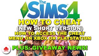 (SHORT VERSION) Sims 4 - How to access the cheat menu! Xbox and PlayStation