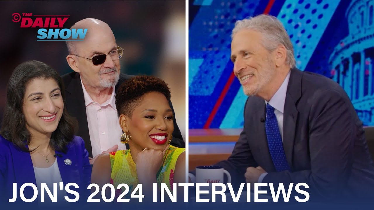 Jon Stewart Sits Down with Lina Khan, Salman Rushdie, and Monica McNutt | The Daily Show