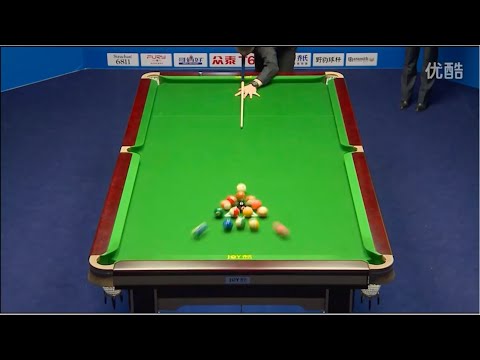 Interesting and Weirdly Symmetric Heyball break by Zhang Kunpeng in 2016