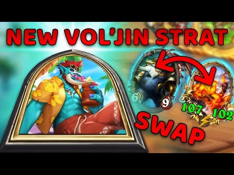 The NEW Vol'jin Shenanigans | Hearthstone Battlegrounds