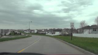 preview picture of video 'Car Camera - Lincoln, NE - I-80 Airport Interchange to Belmont . 2013 ( ネブラスカ州リンカーン市 )'