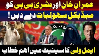 ایمل ولی خان کا عمران خان اور بشریٰ بی بی کو طبی سہولیات فراہم کرنے کا مطالبہ