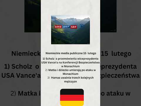 Niemieckie media publiczne 15 lutego