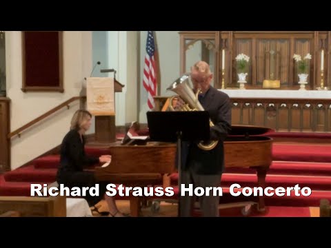Euphonium Solo: "Concerto No. 1" by Richard Strauss, arr. D. Werden. Live Performance, 4/16/2023.