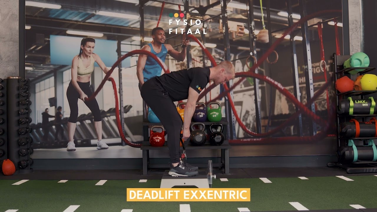 Video thumbnail: Deadlift exxentric — instructievideo