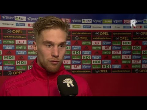 Tom van Weert na afloop van Feyenoord - Excelsior