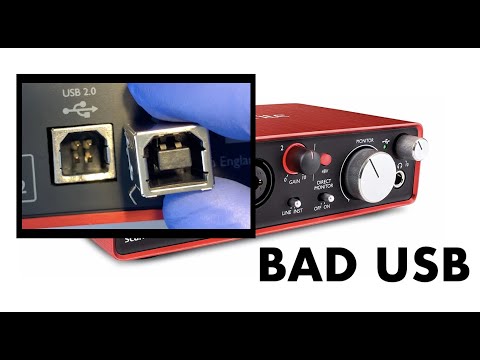 4K - Focusrite Scarlett 2i2 USB B Repair