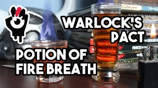 How to make the Warlock's Pact and Potion of Fire Breath shots - The Tavern