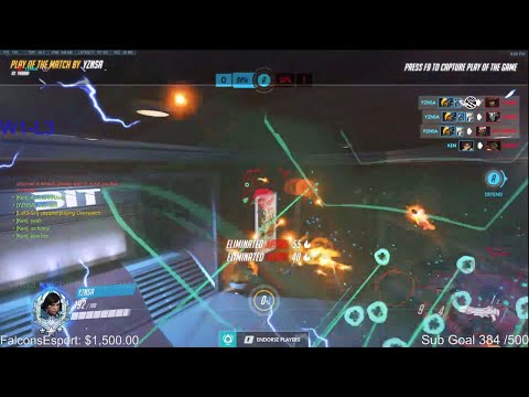 POTG! YZNSA INSANE NANO PHARAH GAMEPLAY OVERWATCH SEASON 27 TOP 500