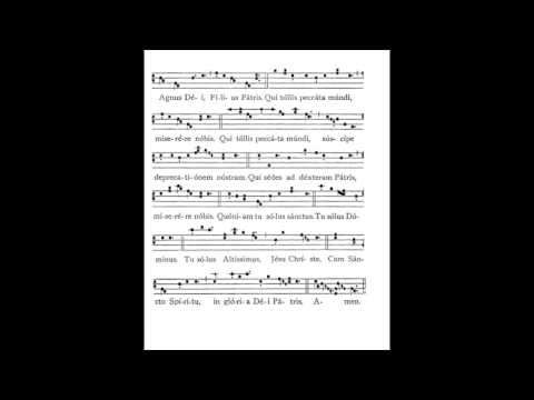 Gloria IX, Liber Usualis 40c (1961)