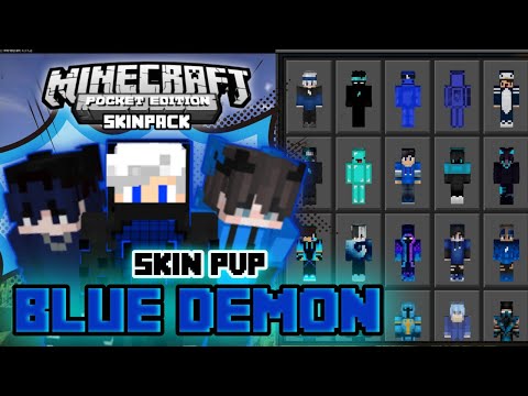 PVP Blue Demon Skinpack Minecraft pocket edition