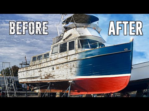 Restoring an Abandoned 60 Year Old Yacht to its Former Glory | Start-Finish Classic Boat Restoration
