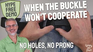 Belt Buckles Getting Harder? - Ratchet Belt for Older Men