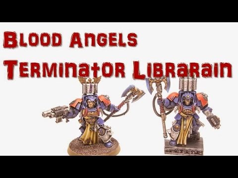 How to Paint Blood Angels Terminator Librarians