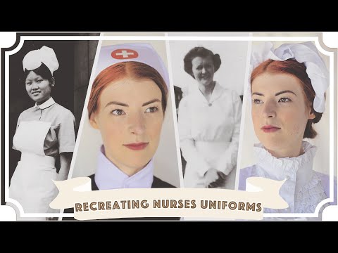 200年前のナースユニフォームを再現する // ナースユニフォームの歴史 // AD (Recreating nurses uniforms from the past 200 years // The History of Nurses Uniforms // AD)