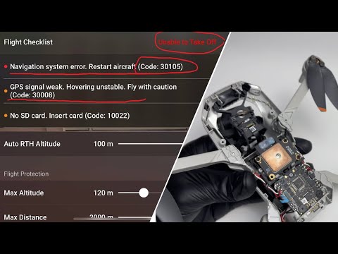 GPS Signal Weak Unable to Take Off | Replace DJI Mini 2 GPS Module