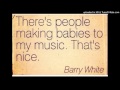 Barry White - Barry & Glodean (1981) - 07. We ...
