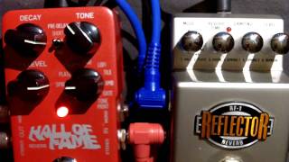 Video thumbnail for TC Electronics Hall of Fame Reverb vs Marshall RF-1 Reflector by TheColdNorthWind
