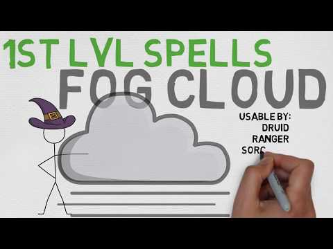 1ST LEVEL SPELL #38: Fog Cloud (5E)