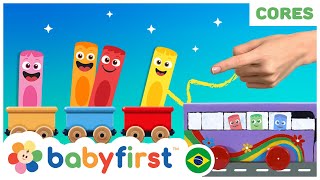 Aprendendo as Cores com Brincadeiras! | Vídeo educativo para crianças | Turma das Cores | BabyFirst