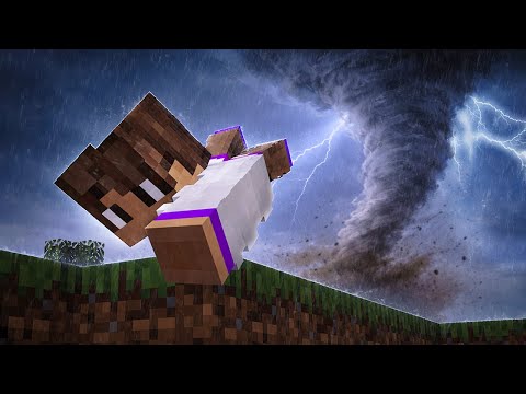 Surviving 100 Days of Realistic Weather in Minecraft