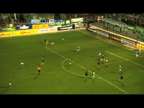 Caño de Salmerón. Ferro 1 - Santamarina 0. Fecha 27. Primera División 2015. FPT.